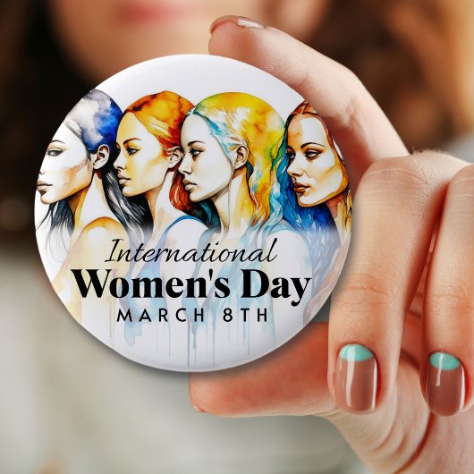 Internationale Vrouwendag | 8 maart Button