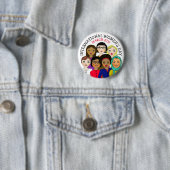 Internationale Vrouwendag 8 maart Button (In situ)