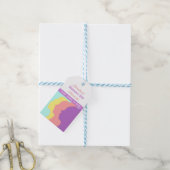 Internationale Vrouwendag 8 maart Cadeaulabel (Met Touw)