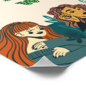 Internationale Vrouwendag 8 maart Floral Small Poster (Hoek)