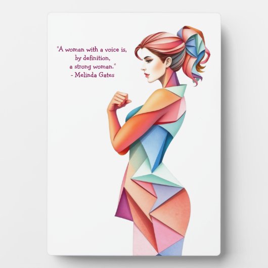 Internationale Vrouwendag 8 maart Fotoplaat (voorkant)