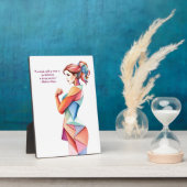 Internationale Vrouwendag 8 maart Fotoplaat (Zijkant)