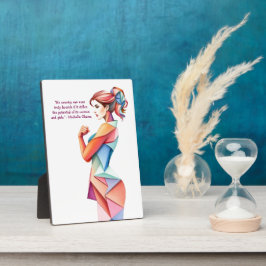 Internationale Vrouwendag 8 maart Fotoplaat