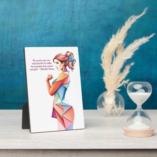 Internationale Vrouwendag 8 maart Fotoplaat (Zijkant)
