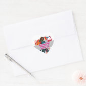 Internationale Vrouwendag - 8 maart Hart Sticker (Envelop)