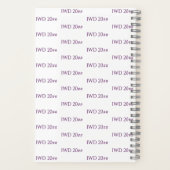 Internationale Vrouwendag 8 maart inspireert inclu Notitieboek (Achterkant)