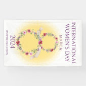 Internationale Vrouwendag 8 maart inspireert inclu Spandoek (Horizontaal)