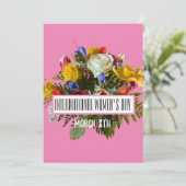 INTERNATIONALE VROUWENDAG 8 MAART KAART (Staand voorkant)