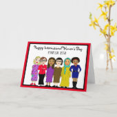 Internationale Vrouwendag 8 maart Kaart (Gele Bloem)