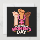 Internationale Vrouwendag 8 maart Kaart (Voorkant)