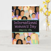 Internationale Vrouwendag - 8 maart Kaart (Gele Bloem)