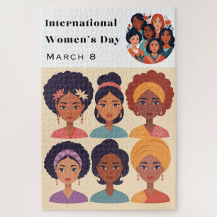 Internationale Vrouwendag 8 maart Legpuzzel