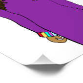 Internationale Vrouwendag 8 maart Perfect Poster (Hoek)