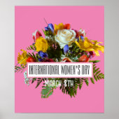 INTERNATIONALE VROUWENDAG 8 MAART POSTER (Voorkant)