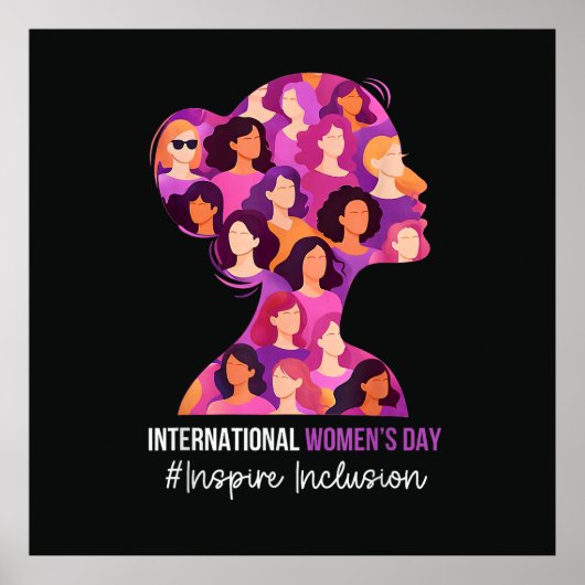 Internationale Vrouwendag 8 maart Poster (Voorkant)