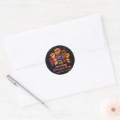Internationale Vrouwendag 8 maart Ronde Sticker (Envelop)