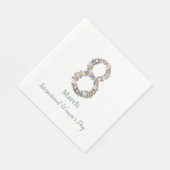 Internationale Vrouwendag 8 maart Servet (Hoek)