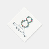 Internationale Vrouwendag 8 maart Servet (Hoek)