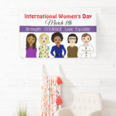 Internationale Vrouwendag 8 maart Spandoek (Insitu)