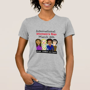Internationale Vrouwendag 8 maart T-shirt