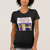 Internationale Vrouwendag 8 maart T-shirt (Voorkant)