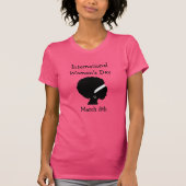 Internationale Vrouwendag 8 maart T-shirt (Voorkant)