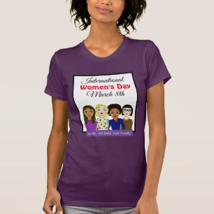 Internationale Vrouwendag 8 maart T-shirt