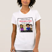 Internationale Vrouwendag 8 maart T-shirt (Voorkant)