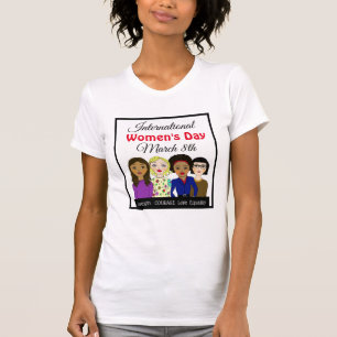 Internationale Vrouwendag 8 maart T-shirt