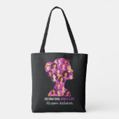 Internationale Vrouwendag 8 maart Tote Bag (Achterkant)