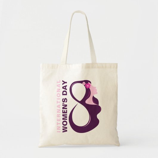 Internationale Vrouwendag 8 maart Tote Bag (Voorkant)