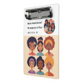 Internationale Vrouwendag 8 maart viering Mini Klembord (Angled2)