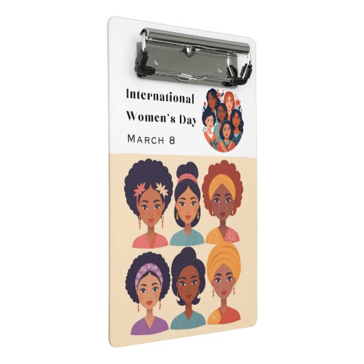 Internationale Vrouwendag 8 maart viering Mini Klembord (Schuin)