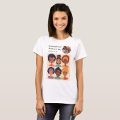 Internationale Vrouwendag 8 Maart Viering T-shirt (Voorkant volledig)