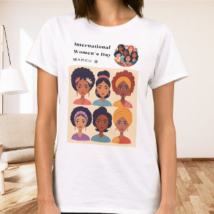 Internationale Vrouwendag 8 Maart Viering T-shirt
