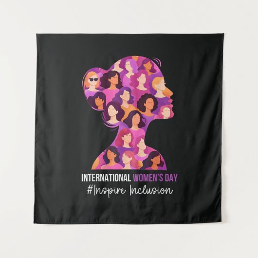 Internationale Vrouwendag 8 maart Wandkleed (Voorkant)
