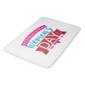 Internationale Vrouwendag Badmat (Gekanteld)