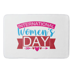 Internationale Vrouwendag Badmat