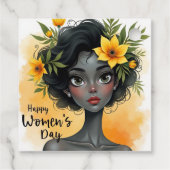 Internationale Vrouwendag Bedankjes Labels (Achterkant)