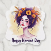 Internationale Vrouwendag Bedankjes Labels (Voorkant)