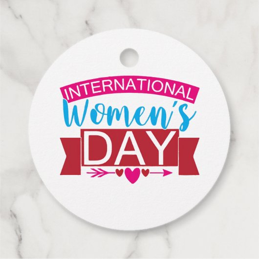 Internationale Vrouwendag Bedankjes Labels (Achterkant)