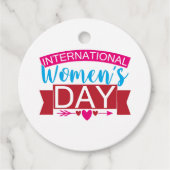 Internationale Vrouwendag Bedankjes Labels (Voorkant)