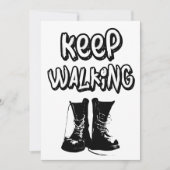 Internationale Vrouwendag - Blijf lopen Feestdagenkaart (Voorkant)