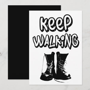 Internationale Vrouwendag - Blijf lopen Feestdagenkaart