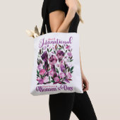 Internationale Vrouwendag Bloemenvuisten 8 maart Tote Bag (Dichtbij)
