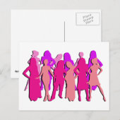 Internationale Vrouwendag Briefkaart (Voorkant / Achterkant)