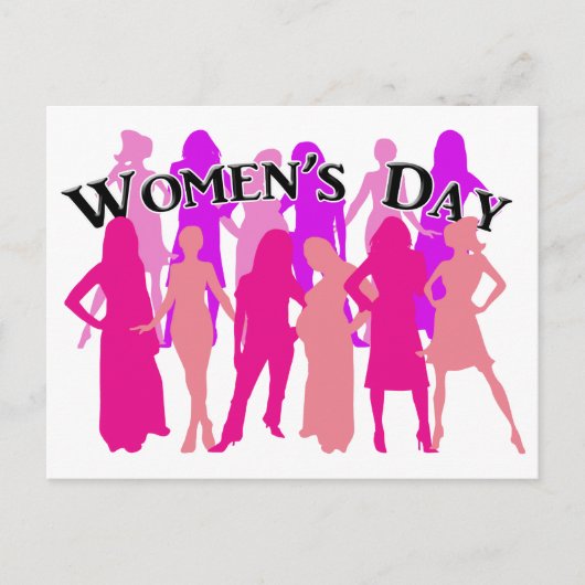 Internationale Vrouwendag Briefkaart (Voorkant)