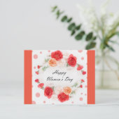 internationale vrouwendag briefkaart (Staand voorkant)