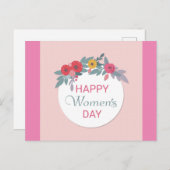 internationale vrouwendag briefkaart (Voorkant / Achterkant)