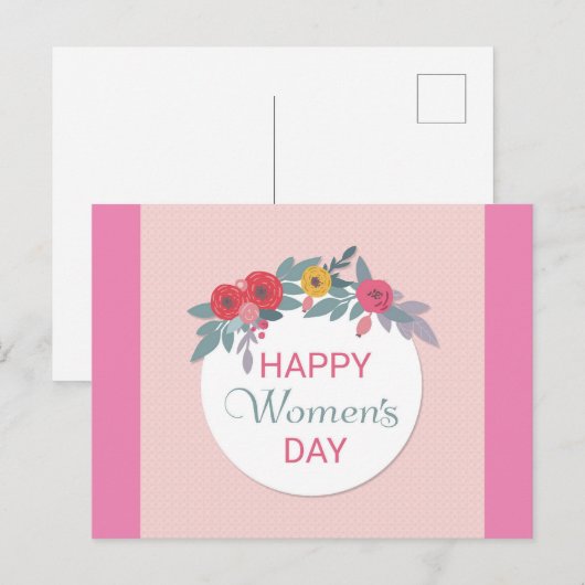 internationale vrouwendag briefkaart (Voorkant / Achterkant)